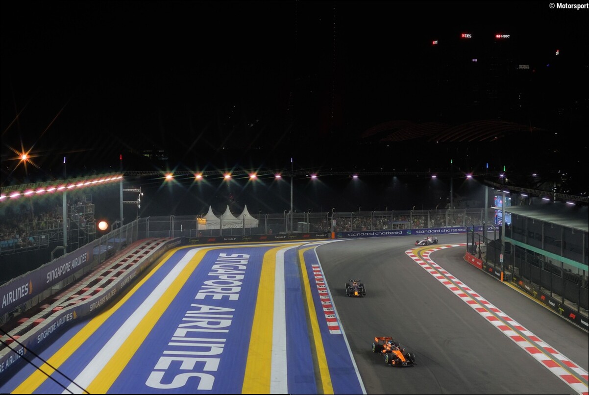 ¡Se retrasa la hora de la clasificación de F1 en Singapur!
