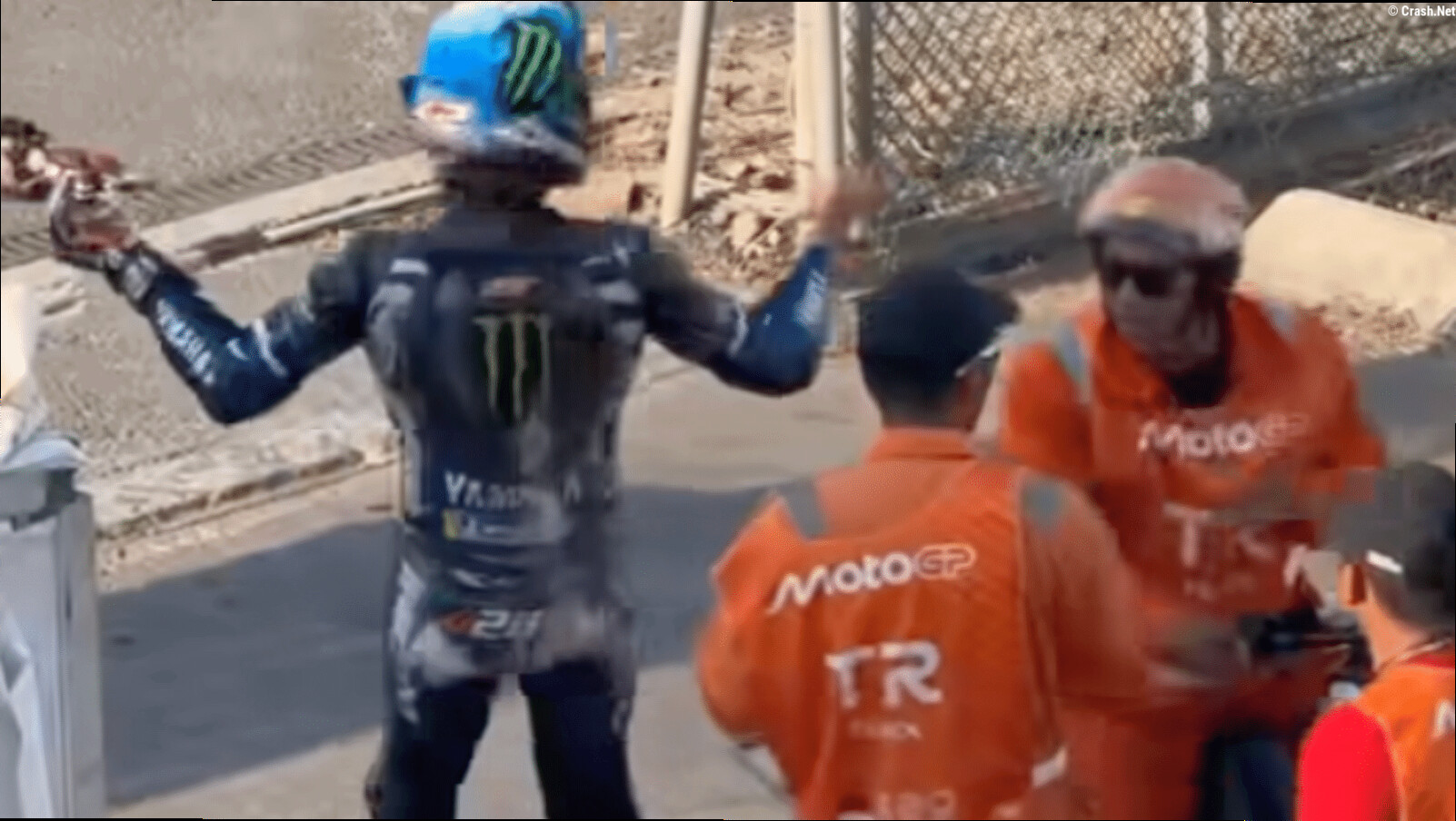 Alex Rins explains outburst against MotoGP marshal in 'strange misunderstanding'
