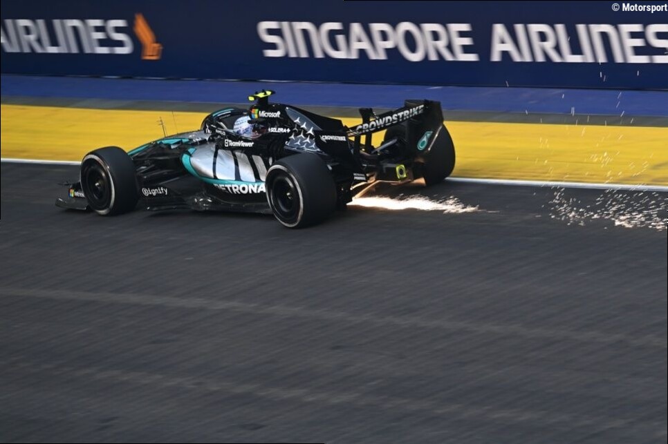 Cómo para Mercedes lo menos importante en Singapur son los puntos