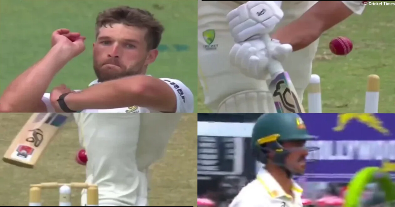 SA vs AUS [WATCH]: Wiaan Mulder cleans up Mitchell Starc with a brilliant delivery on Day 2 of the 1st Test