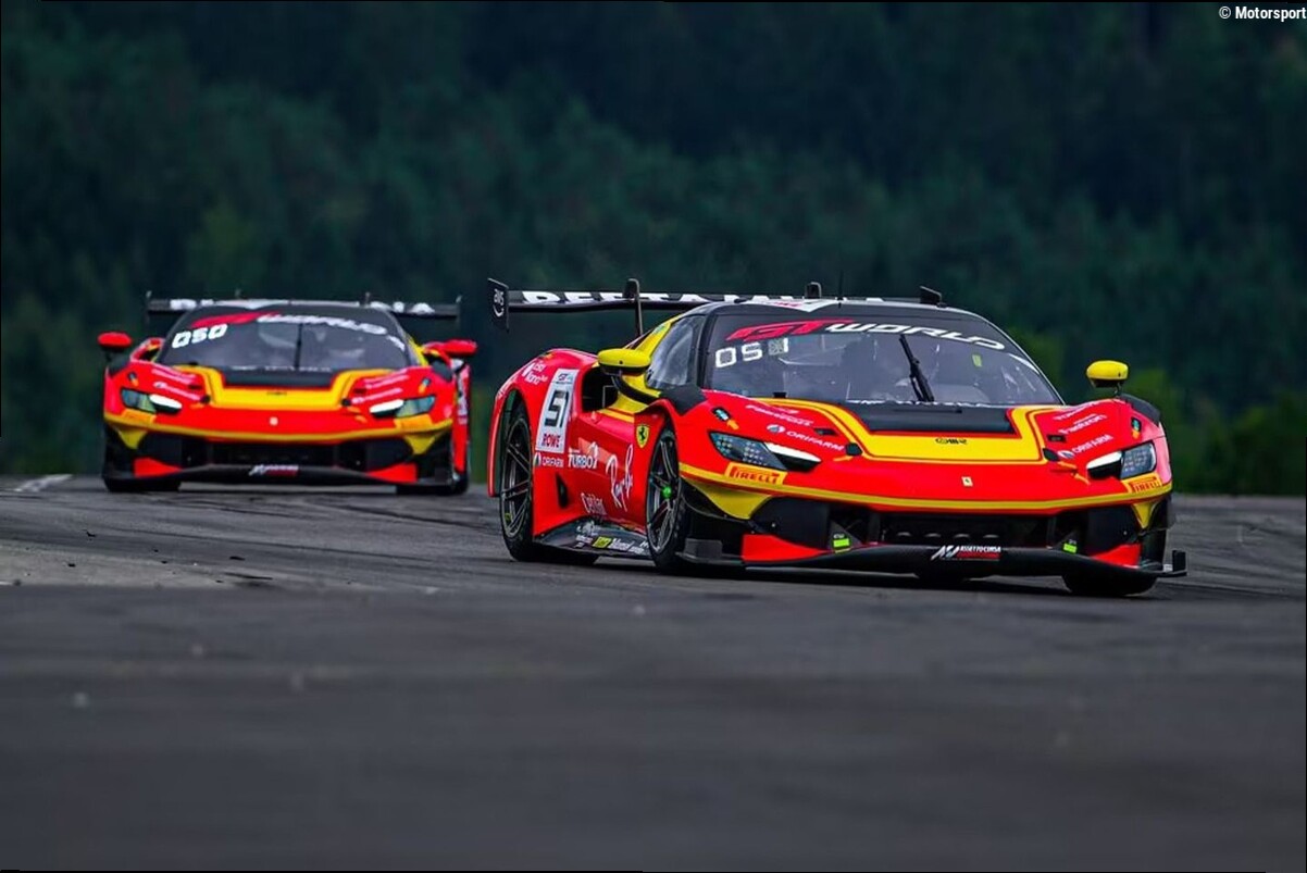 GT World | Costa, Ferrari e Lacorte sulle Ferrari di AF Corse a Portimão
