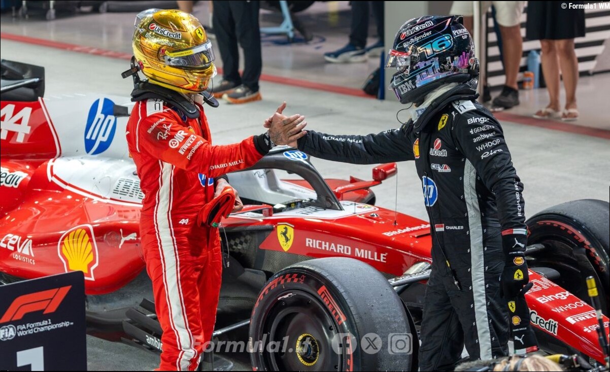 La griglia di partenza del GP di Singapore: due Ferrari contro Verstappen