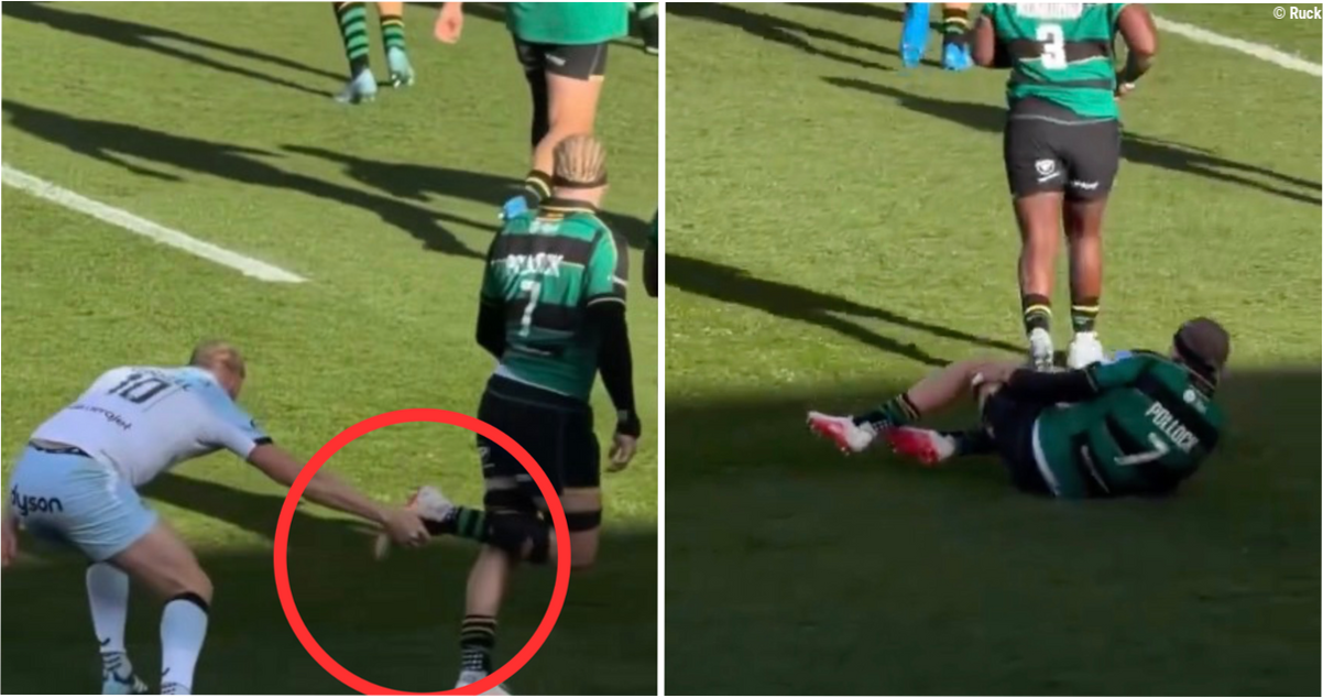 Finn Russell caught on camera taking down Henry Pollock in hilarious moment