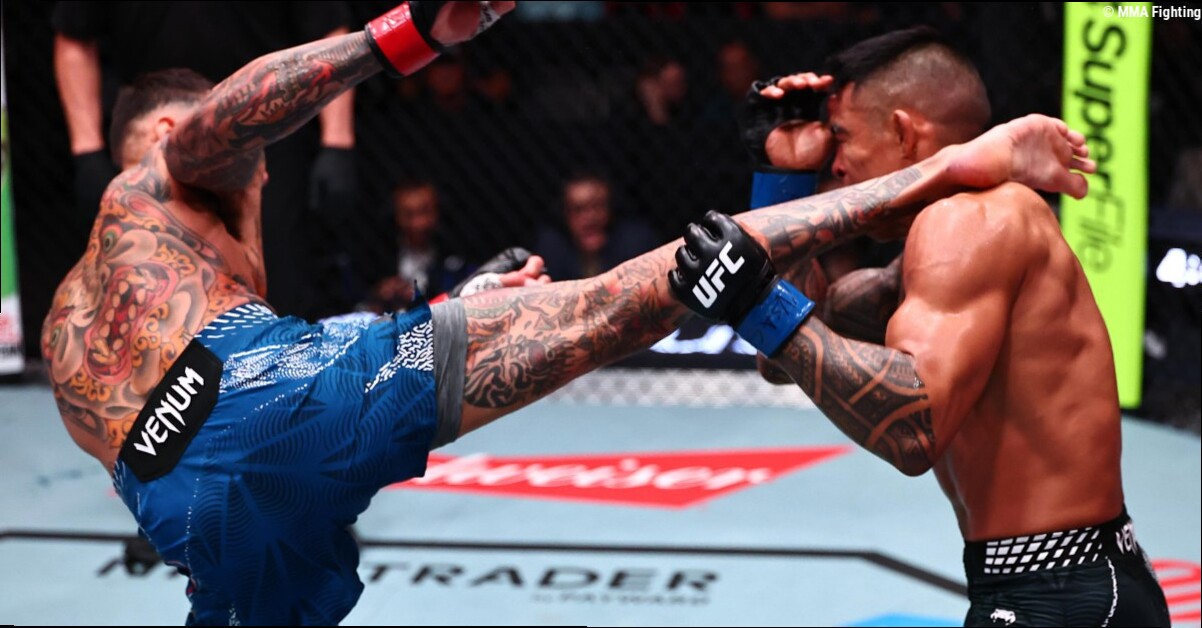 Video: Andre Fili brutally knocks out Kai Kamaka III at UFC Vegas 122