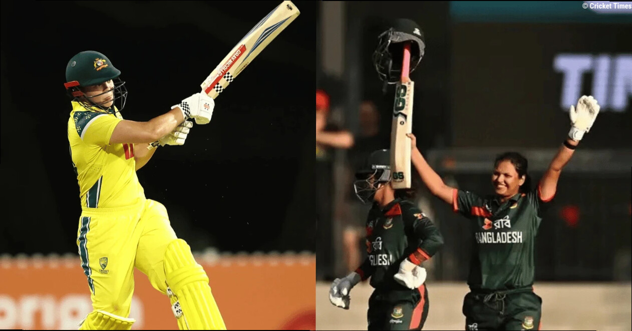 Georgia Voll's century overshadows Sobhana Mostary's maiden ton as Australia take 2-0 ODI series lead in Brisbane