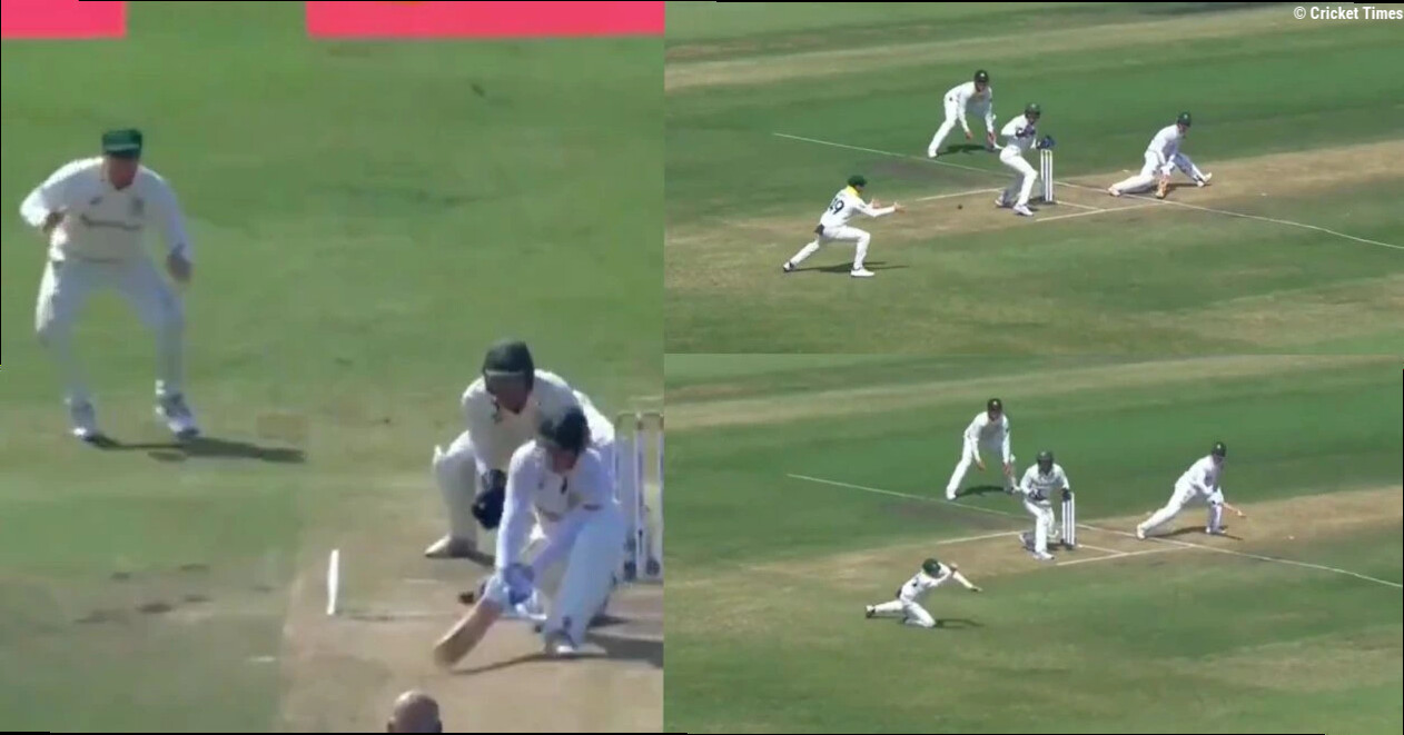 WATCH: Steve Smith plucks a jaw-dropping catch to dismiss Kyle Verreynne on Day 3 of Durban Test – SA vs AUS