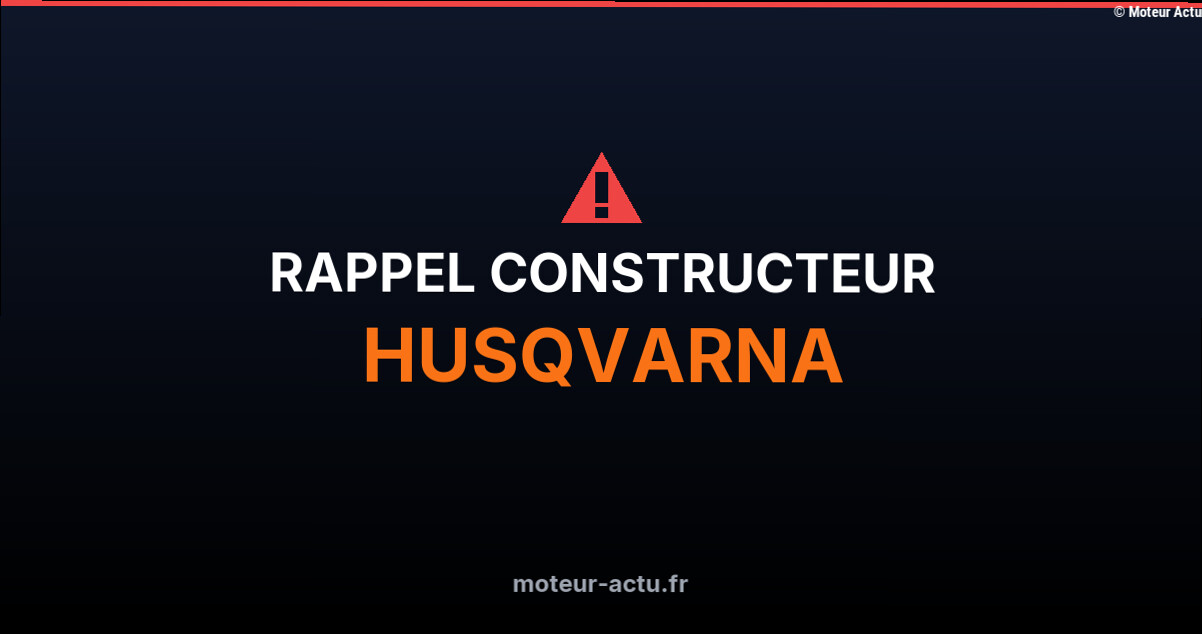 Frein arrière fragile : une moto Husqvarna concernée par un rappel