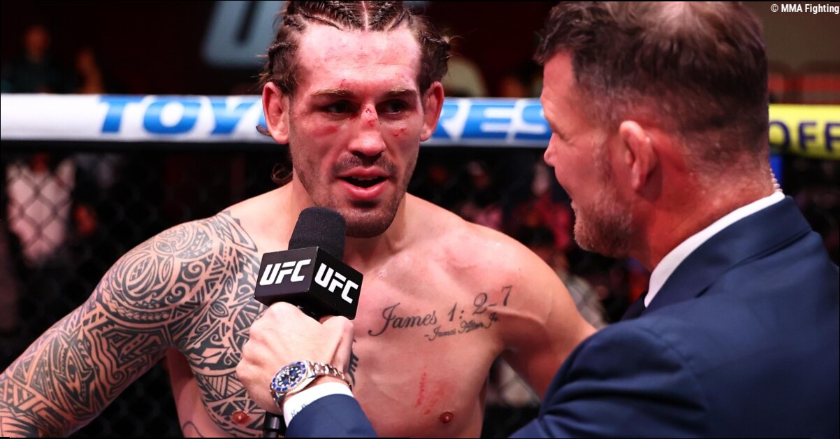 Brendan Allen calls out Dricus du Plessis after UFC Vegas 122 win: 'It's just all talk from his side all the time'