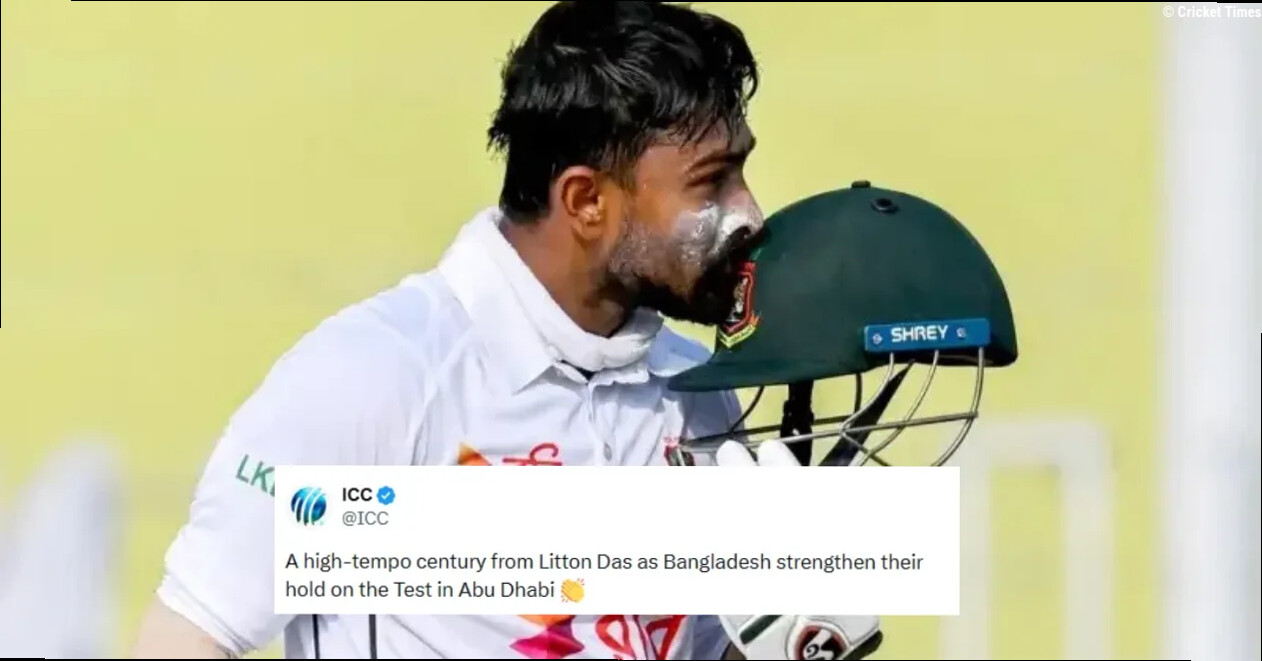 Fans react as Litton Das smashes century to put Bangladesh in command against Afghanistan on Day 4 of one-off Test