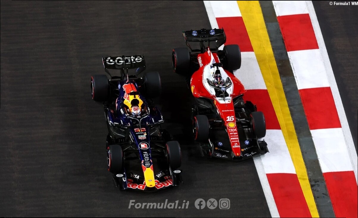 Leclerc butta una chance di vittoria: l'errore nei primi giri