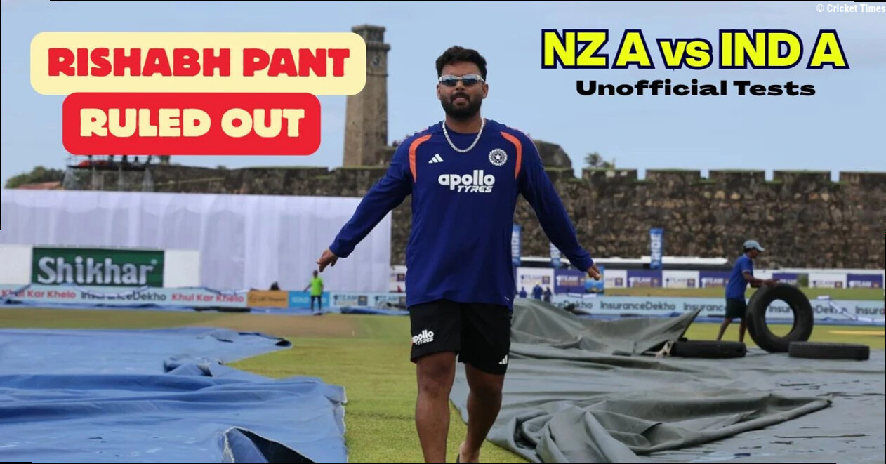 Rishabh Pant ruled out of first two New Zealand A vs India A unofficial Tests; replacement announced