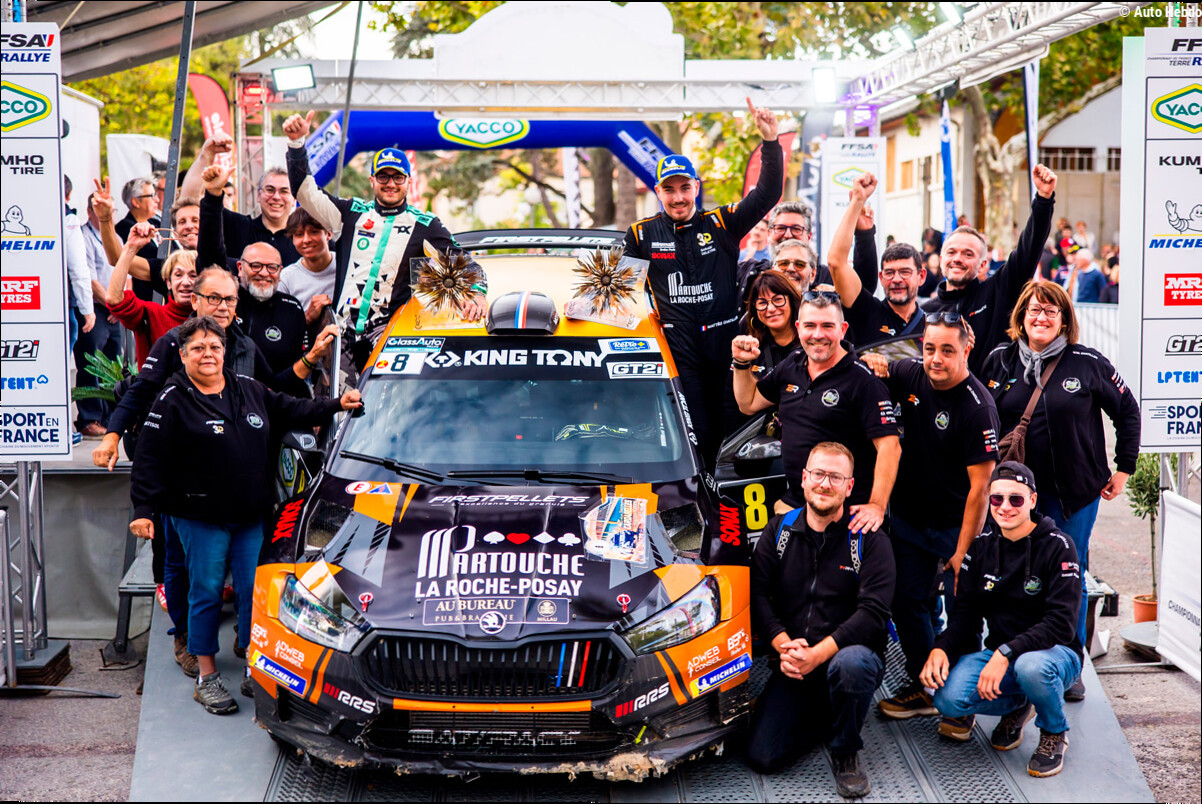 Mattéo Chatillon, vainqueur du Rallye Terre des Cardabelles : « L'objectif était de transmettre des messages à ceux qui avaie