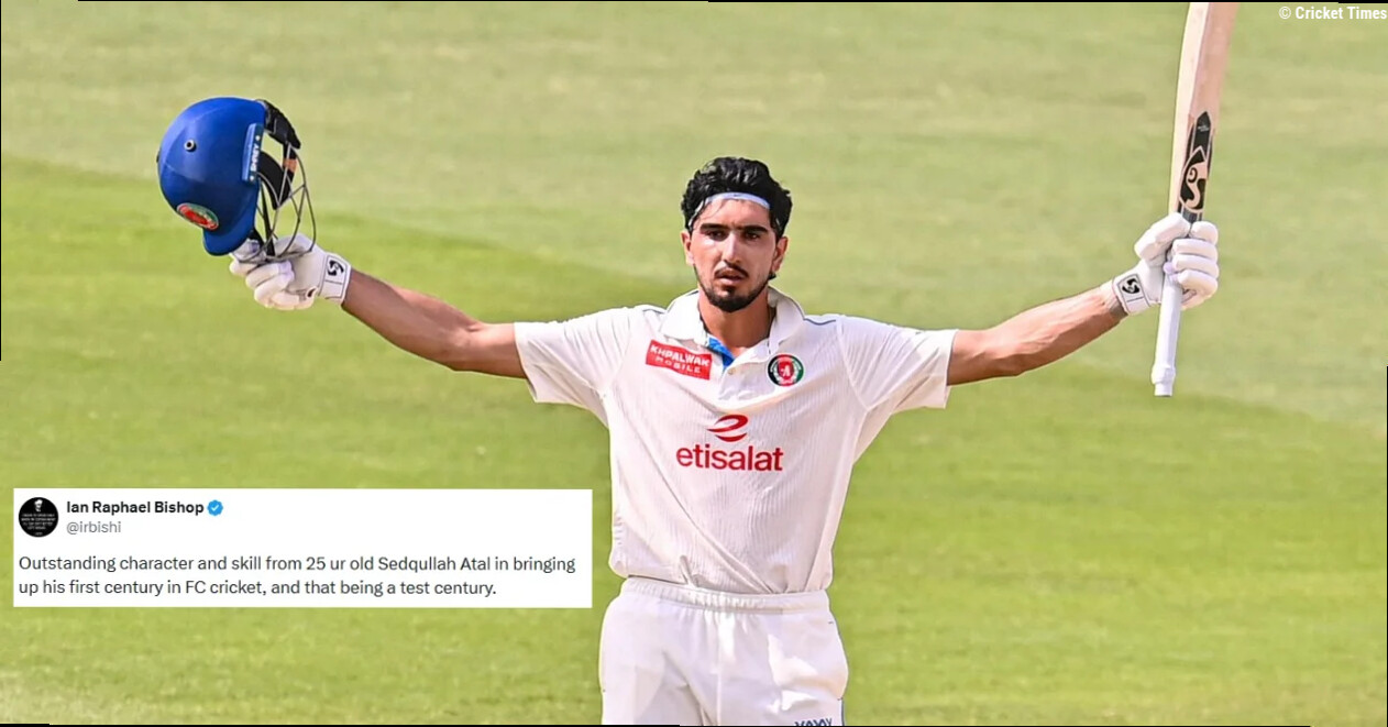 Fans react as Sediqullah Atal scores maiden Test century against Bangladesh in one-off Test
