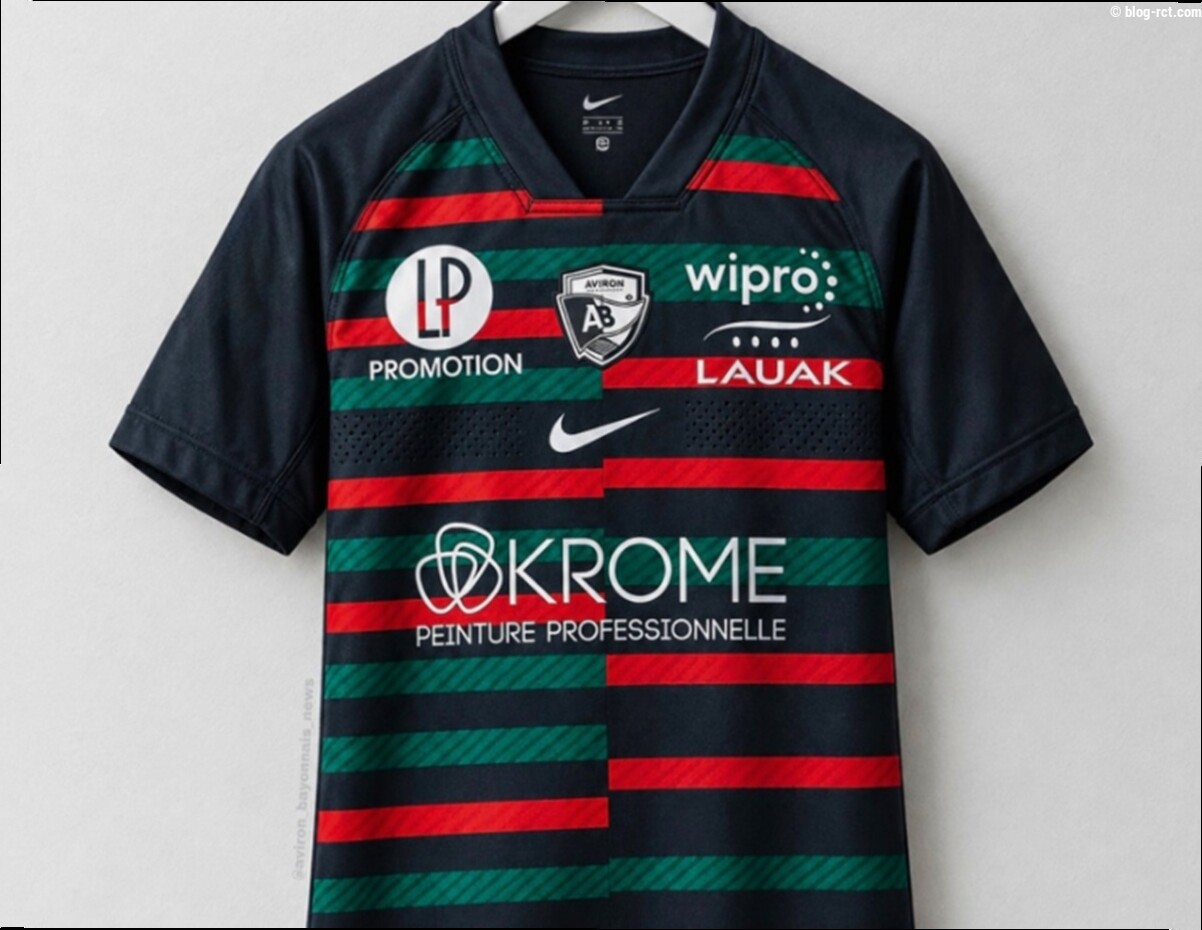Bayonne surprend avec son nouveau maillot de Challenge Cup : on dirait ...