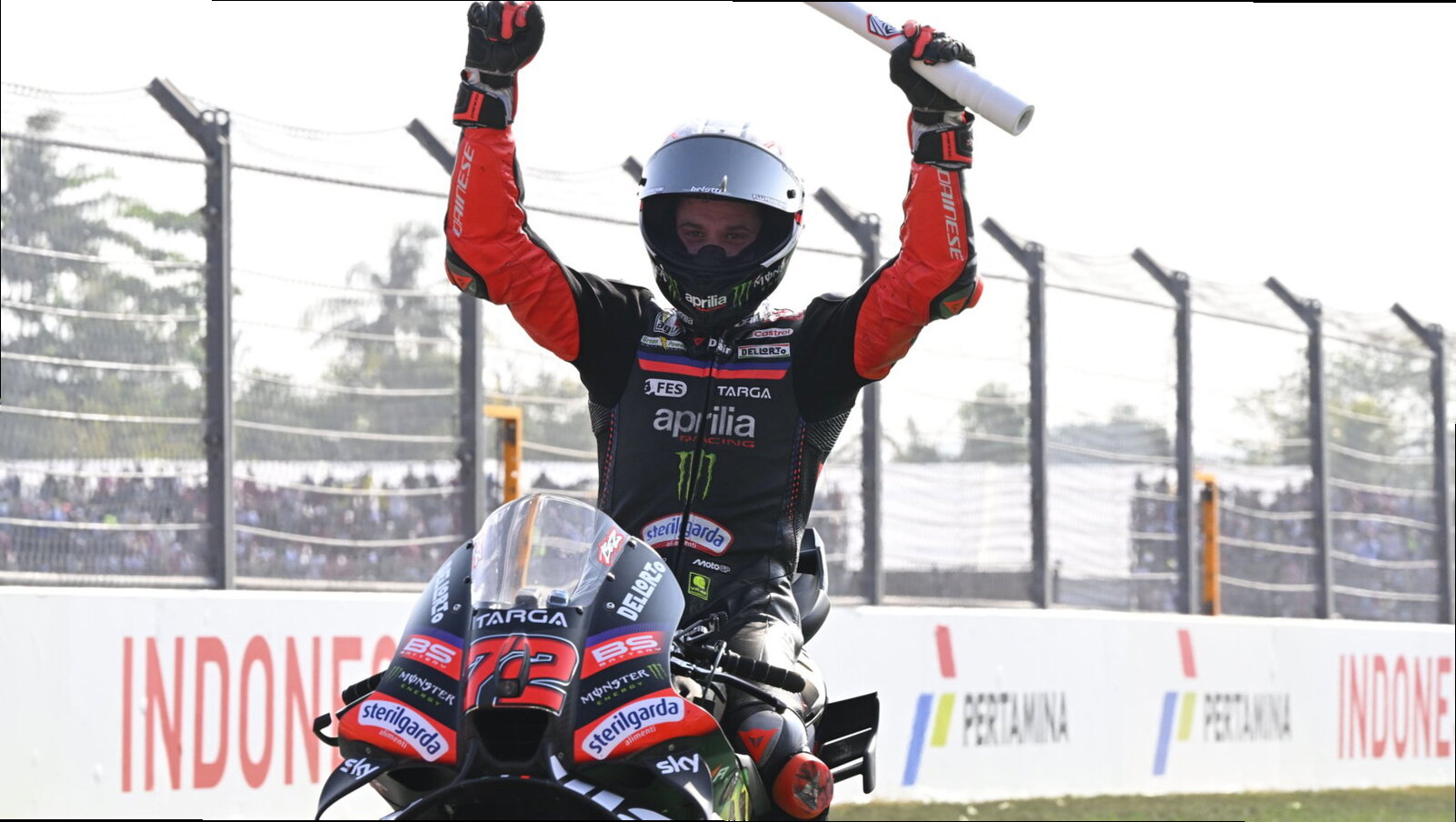 Marco Bezzecchi explains odd Indonesia GP celebration and its Kimi Antonelli link