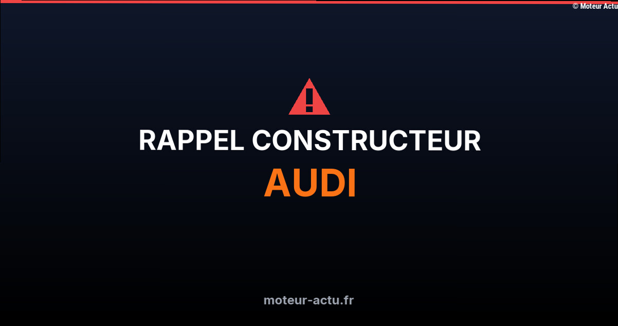 Audi Q2 : une garniture de carrosserie peut se détacher en roulant