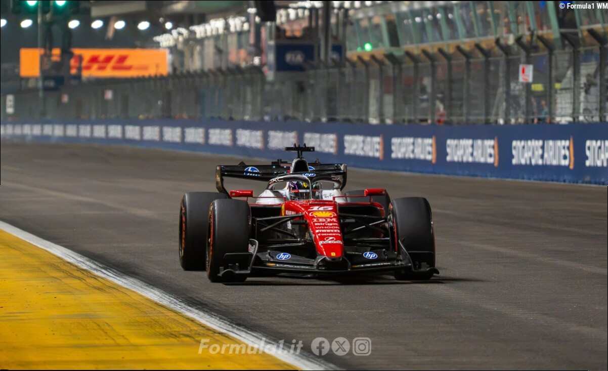 Ferrari: spaventoso fuori controllo a Singapore. Un altro bug software?