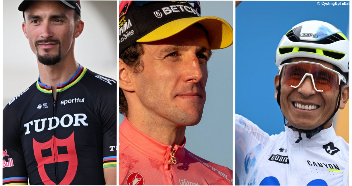 Yates, Quintana, Alaphilippe... - The 25 riders that have confirmed their retirement in 2026