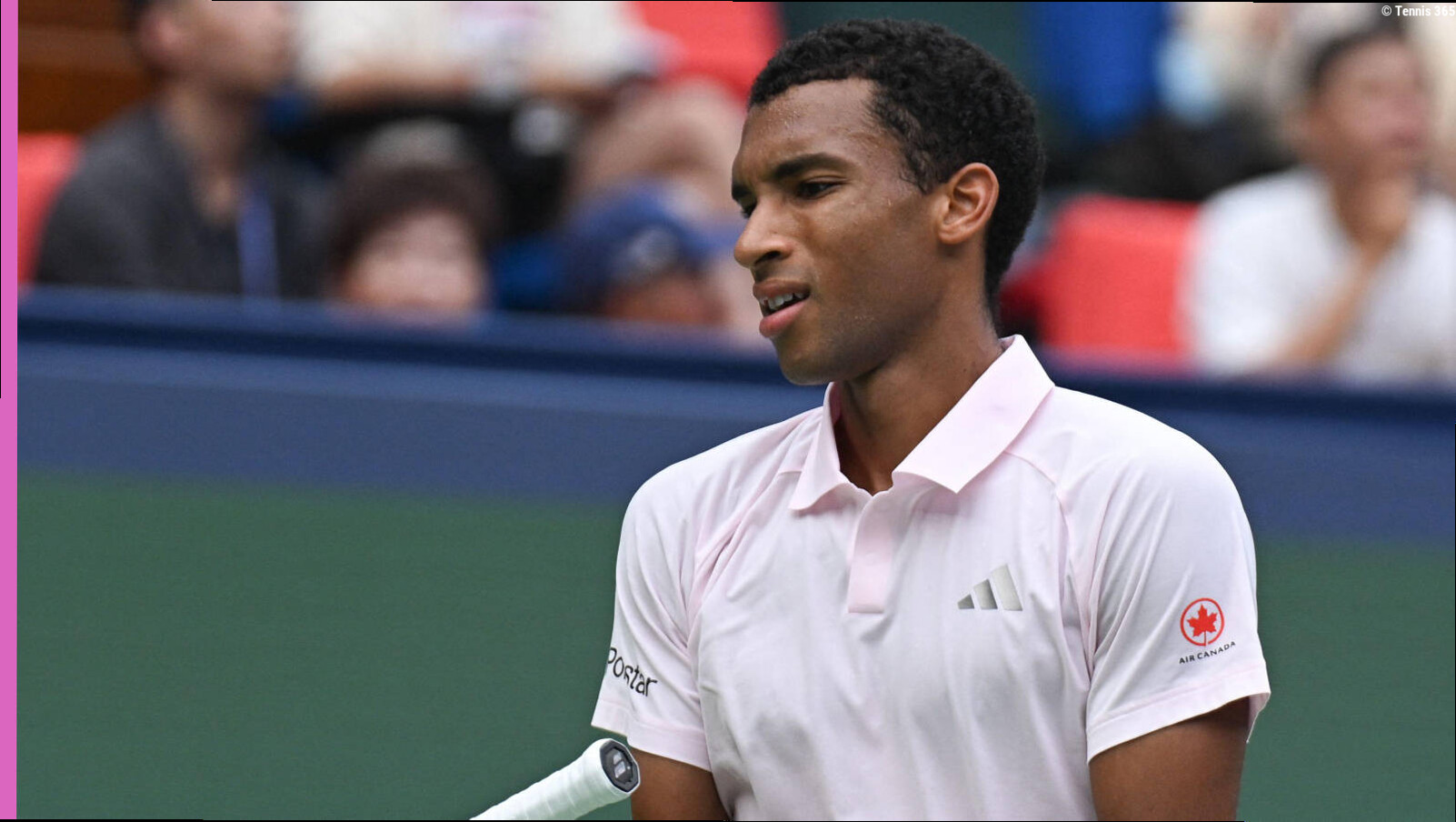 What Felix Auger-Aliassime was heard saying to his team before retiring in Shanghai