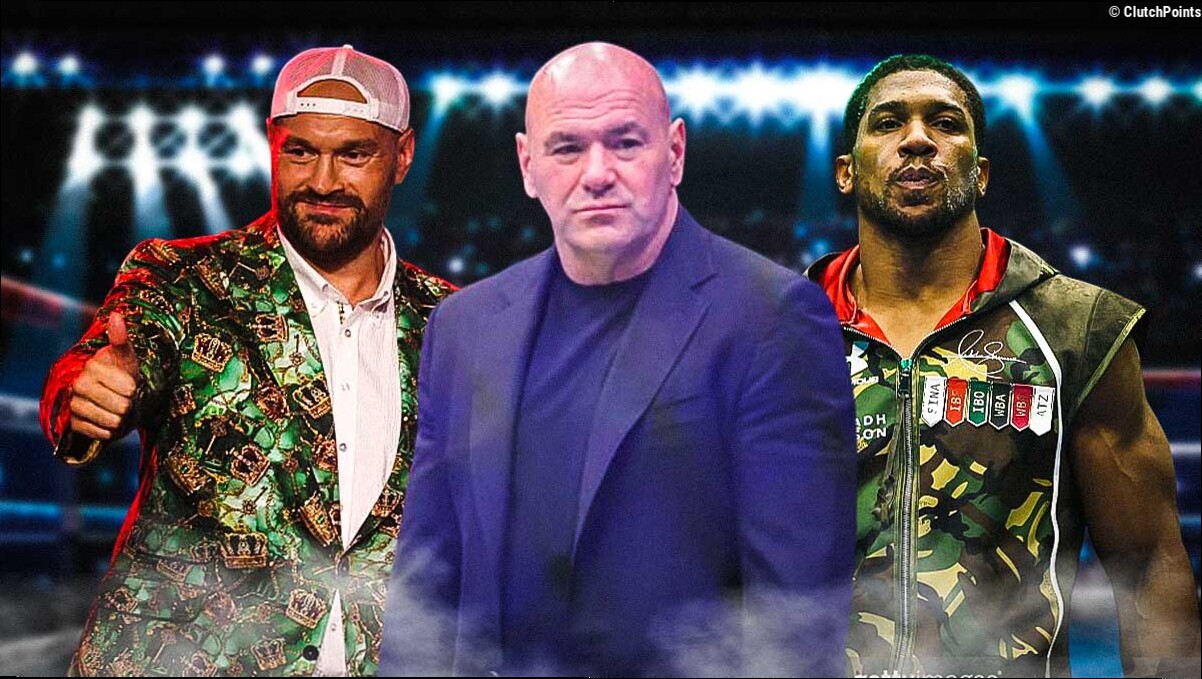 Dana White reveals original Anthony Joshua vs Tyson Fury fight announcement date