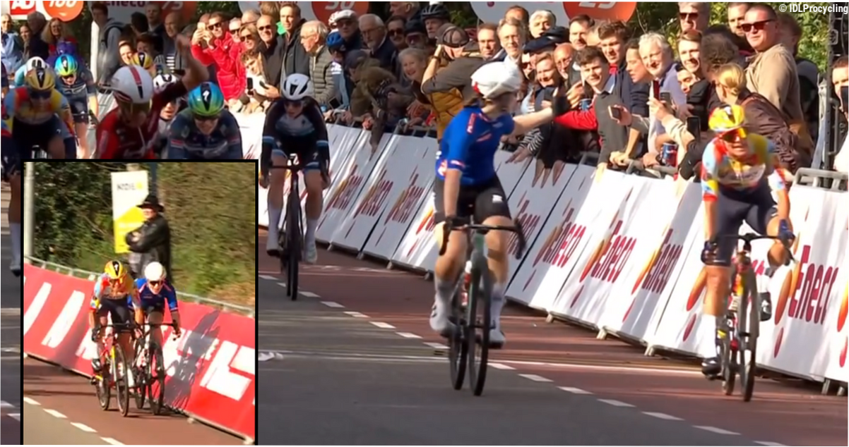 Charlotte Kool furious for multiple reasons after stage 1 of Eneco Tour 'I'm not going to risk my life'