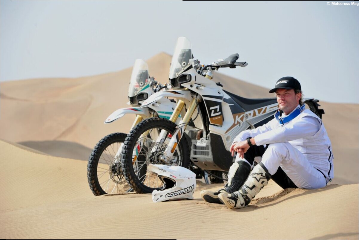 CDM Motorsport : le Maroc au guidon d'une vraie moto de rallye !