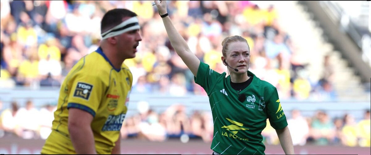 Champions Cup - Les arbitres du week-end : Hollie Davidson à Toulouse, Matthew Carley pour le choc entre Clermont et le Leins