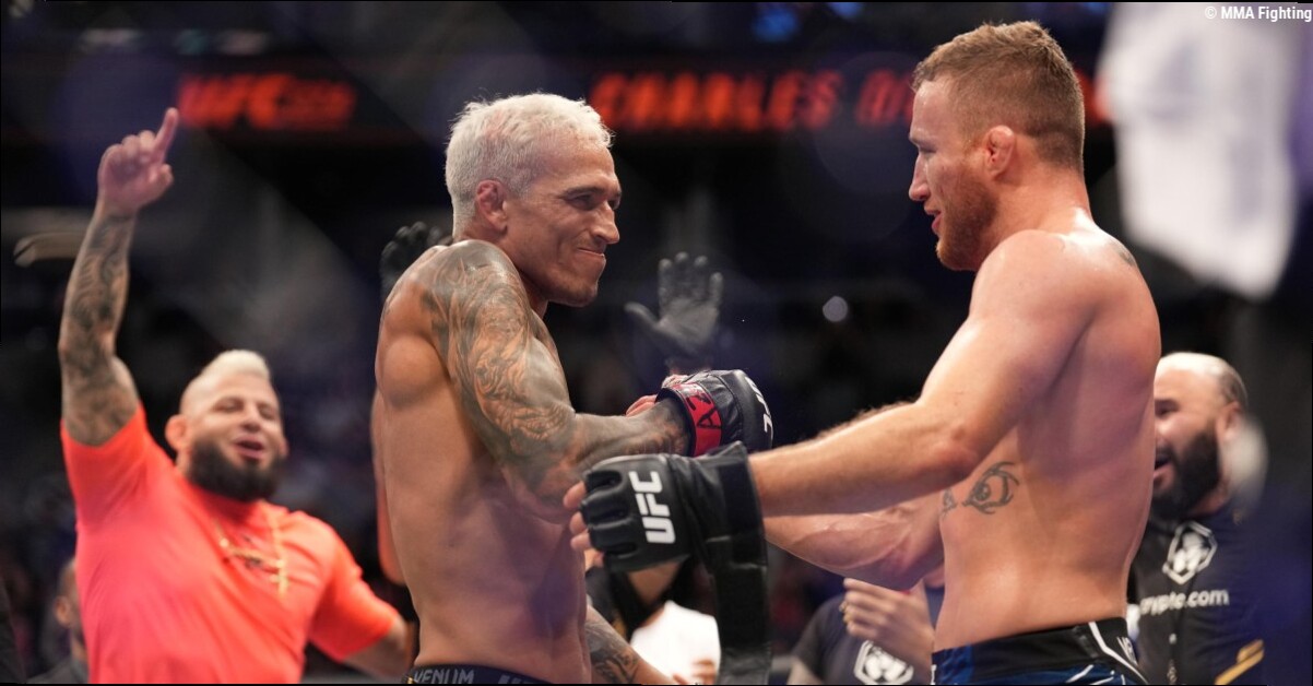 Charles Oliveira: Justin Gaethje not getting paid White House money again, needs to decide on retirement
