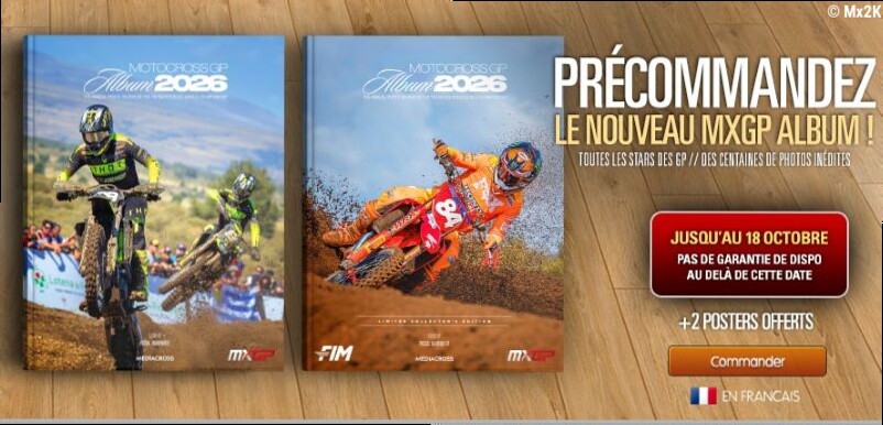 MXGP Album 2026 : le livre est disponible en pré vente
