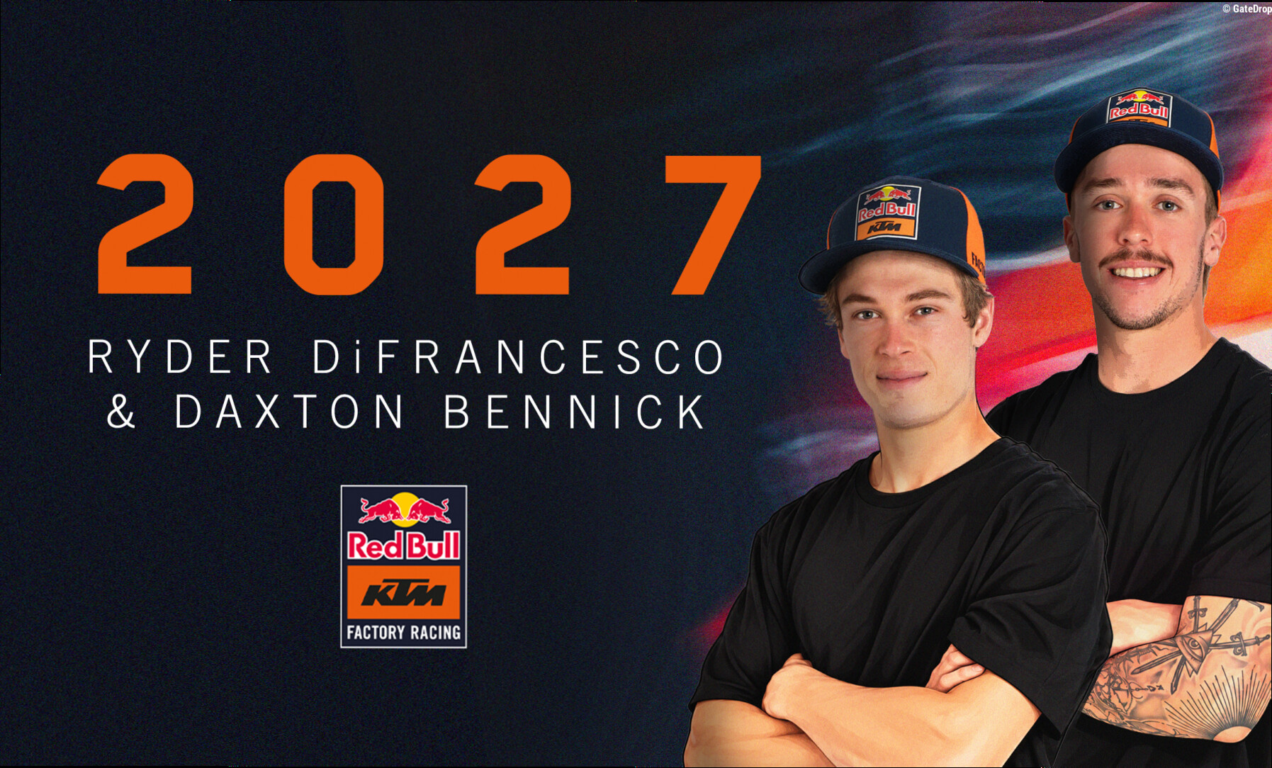 Official: Red Bull KTM Factory Racing sign Ryder DiFrancesco and Daxton Bennick for 2027