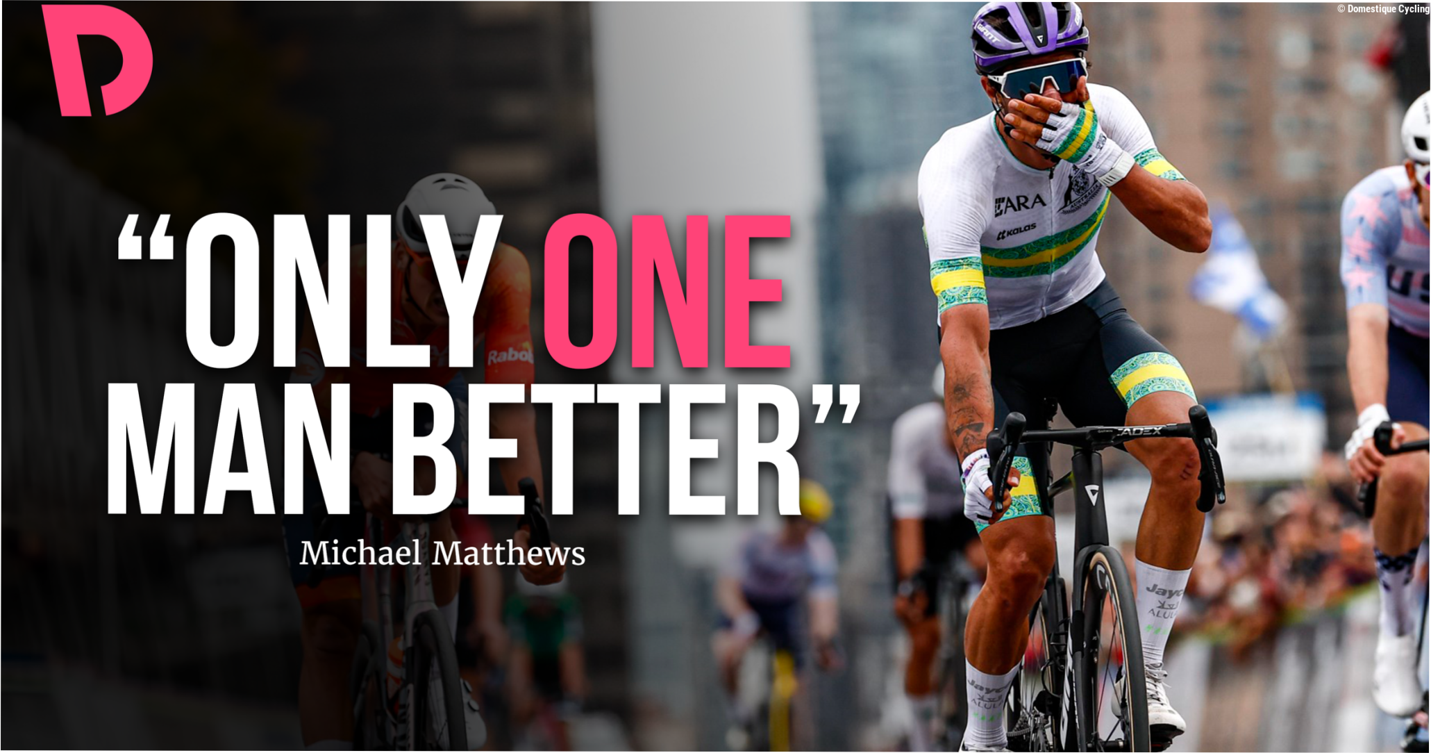 How Michael Matthews went from two broken arms to Worlds Silver - Domestique Hotseat Podcast
