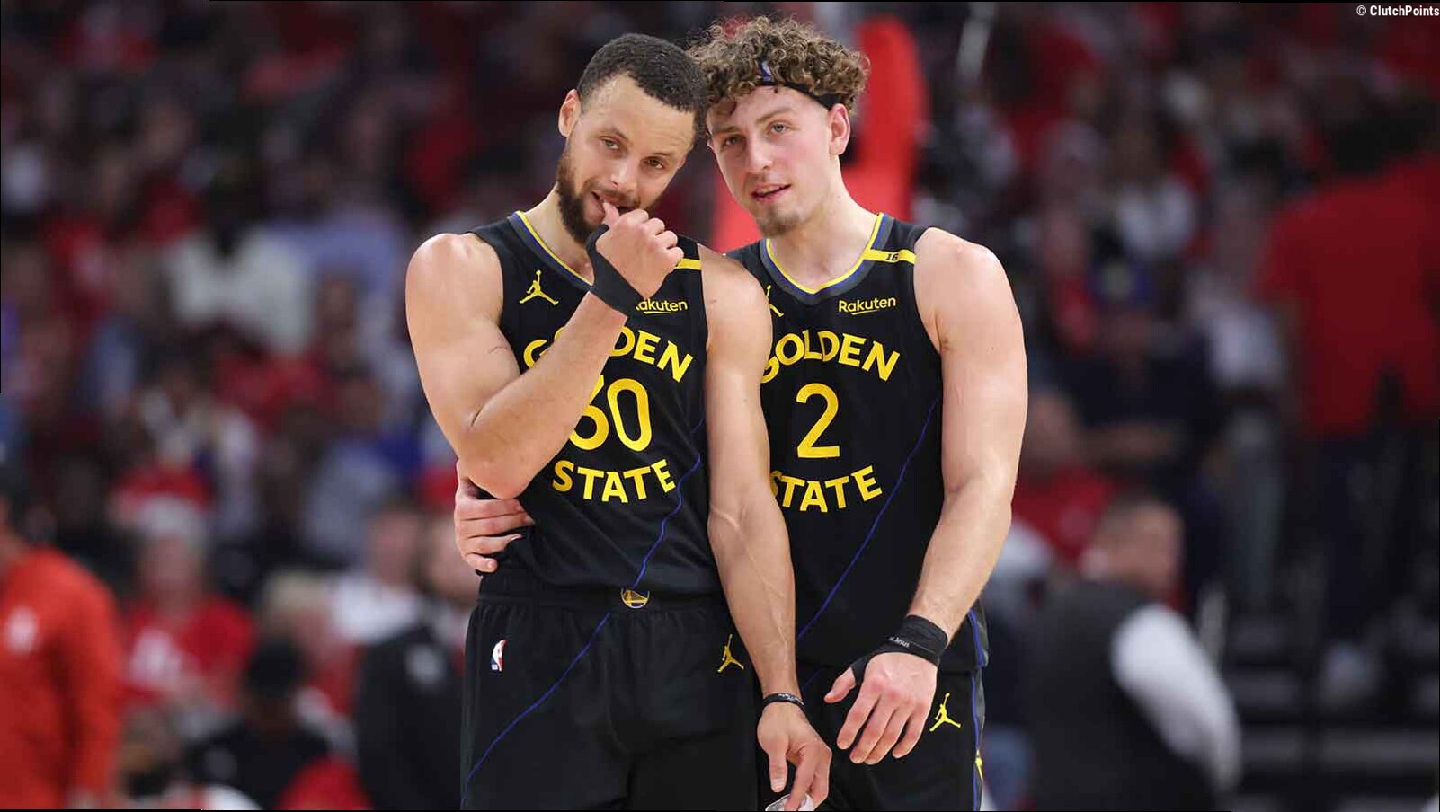 Is Warriors guard Brandin Podziemski copying Stephen Curry's swag? You be the judge!