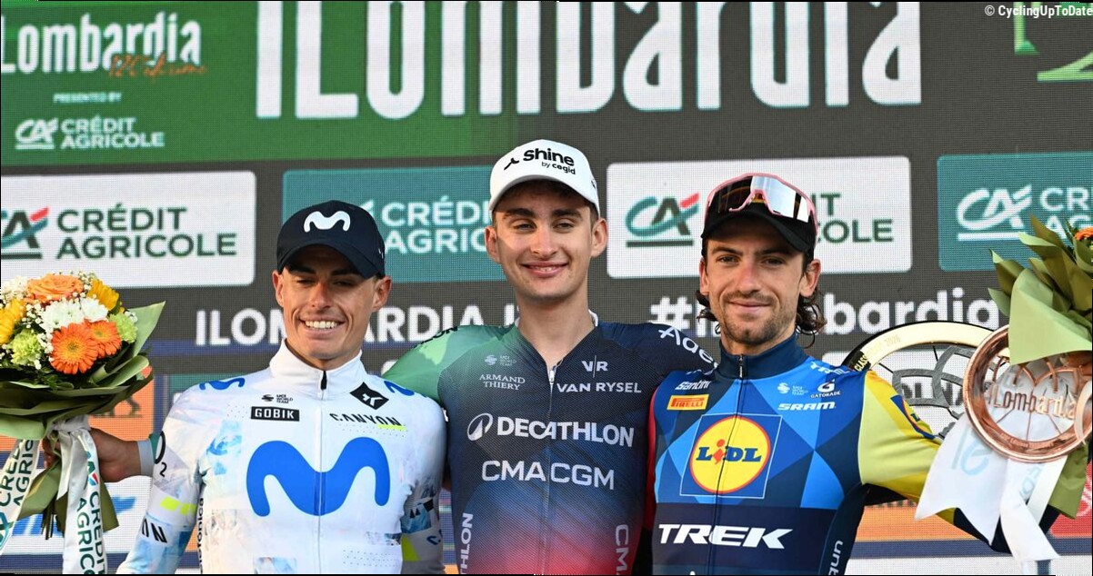 UCI World Tour Riders Ranking Update: Seixas within sight of podium, Mas and Ciccone move up and Pogacar keeps his crown