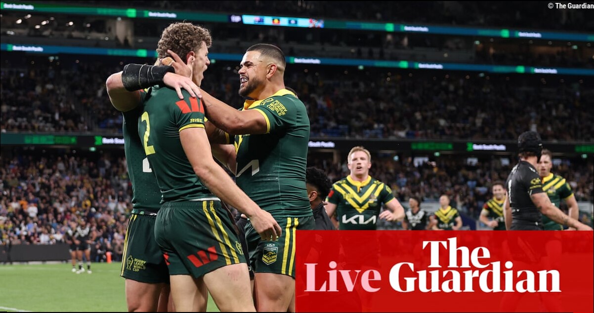 Australia 24-22 New Zealand: men's Rugby League World Cup – as it happened
