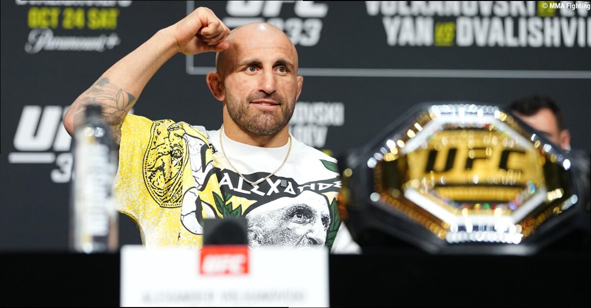 Alexander Volkanovski likes 'crazy super fight' with UFC champ Justin Gaethje while 'the divisions sort themselves out'