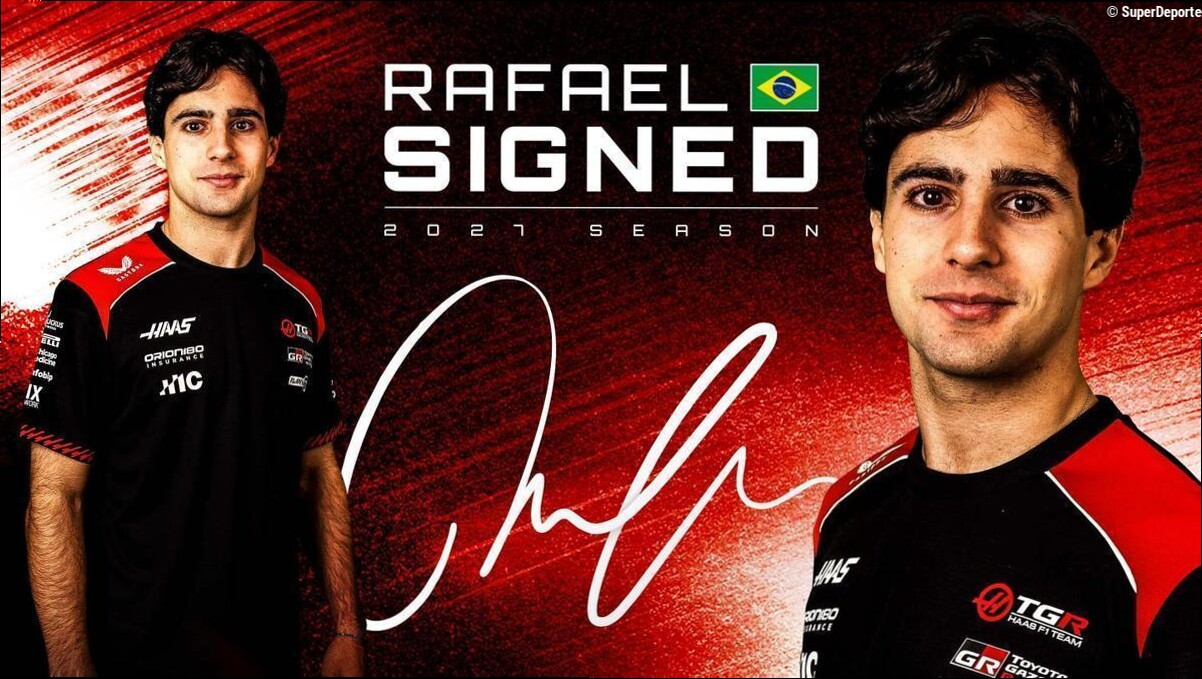 Rafael Câmara ficha por Haas para 2027