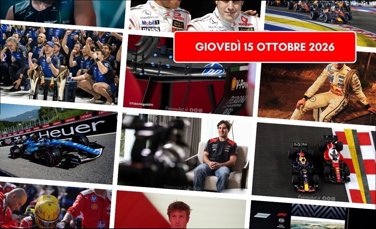 Formula 1, il punto di giovedÃ¬ 15 ottobre 2026: tra annunci e critiche
