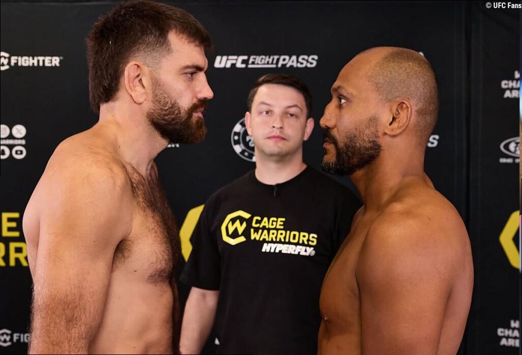 Cage Warriors 211 - La pesée : résultats