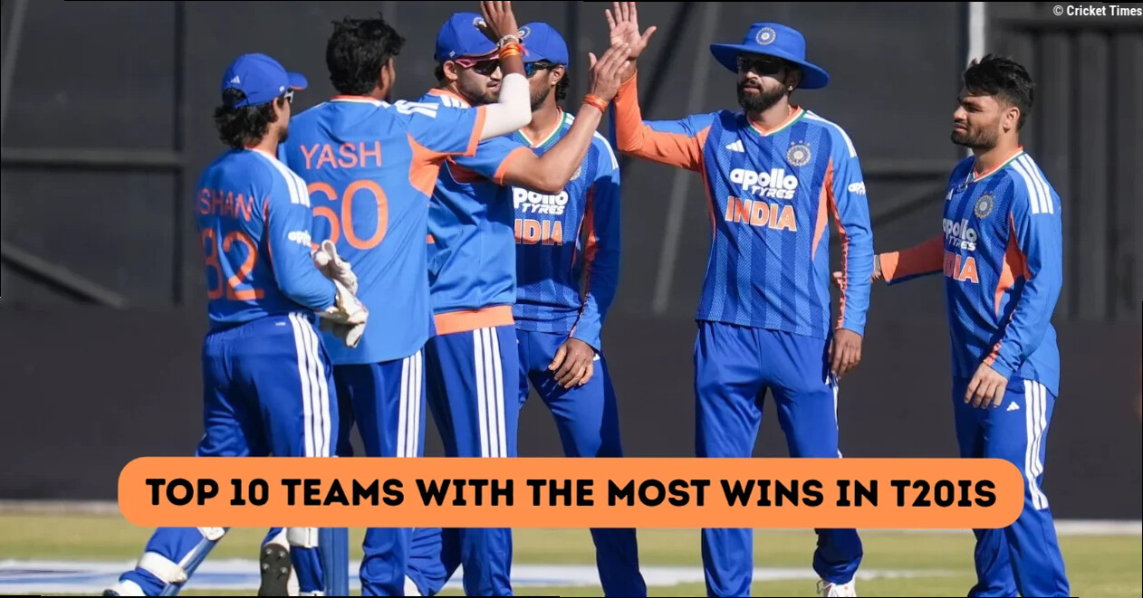Top 10 teams with the most wins in T20Is