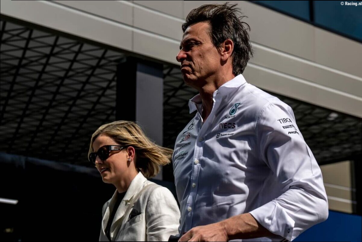 Emotionele boodschap aan Toto Wolff door vrouw Suzie