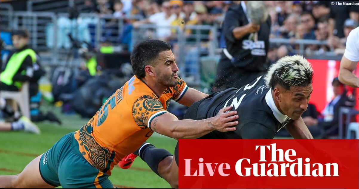 Australia 21-43 New Zealand: Bledisloe Cup rugby union international – as it happened