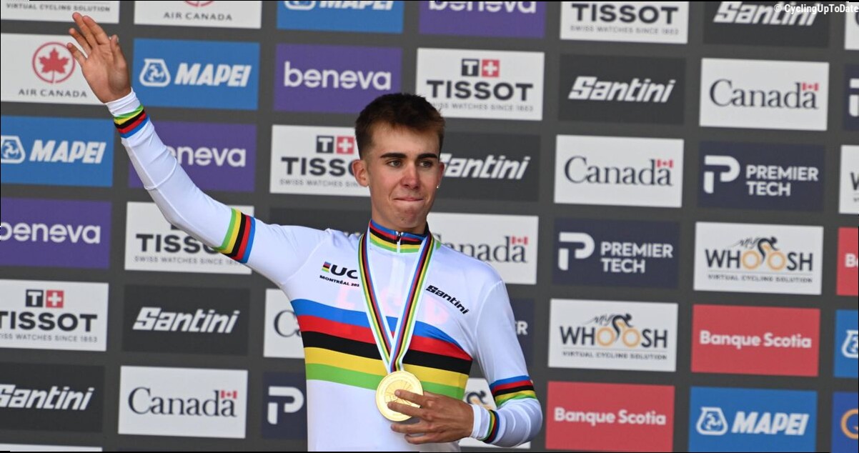 Netcompany INEOS' new junior World Champion preparing himself for World Tour debut: "I consider myself very competitive"