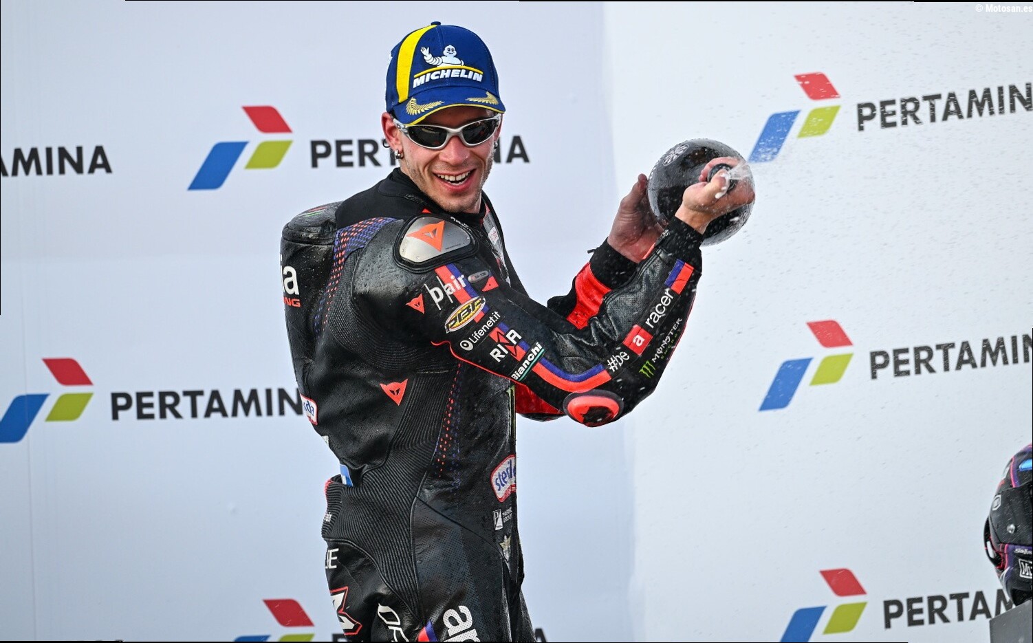 Pernat: «Para Marc Márquez, la carrera fue de vaso medio lleno; para Bezzecchi, medio vacío»