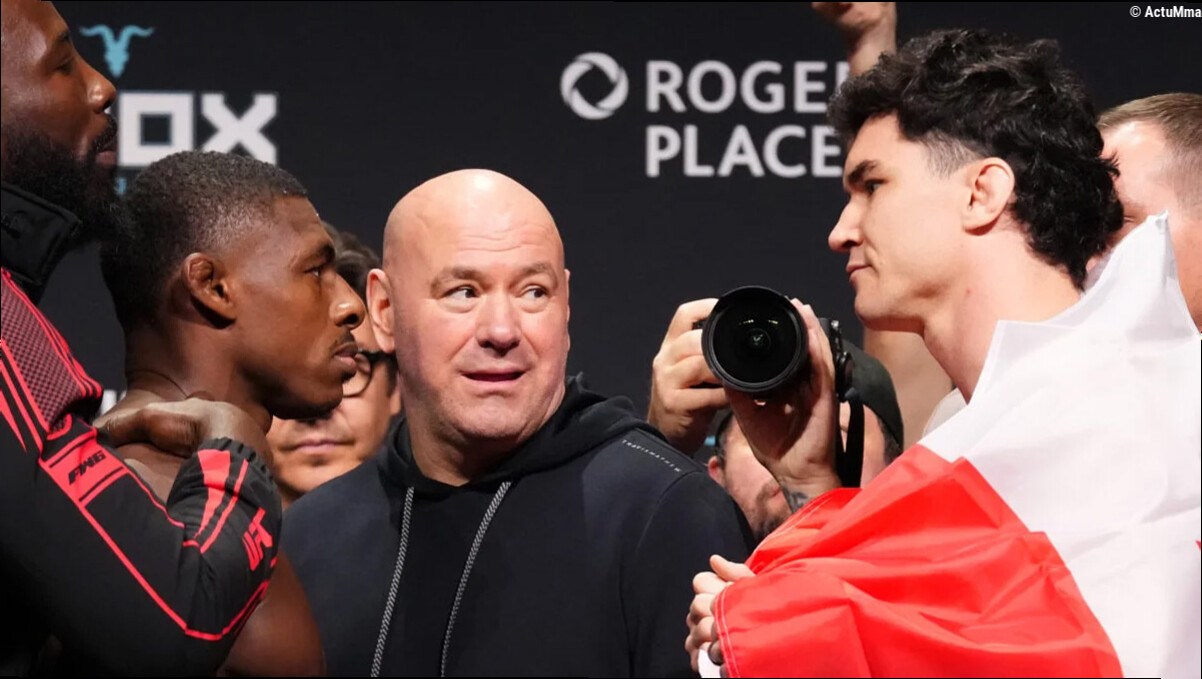 Joaquin Buckley refuse de serrer la main de Dana White et adopte une attitude étrange avant l'UFC Edmonton