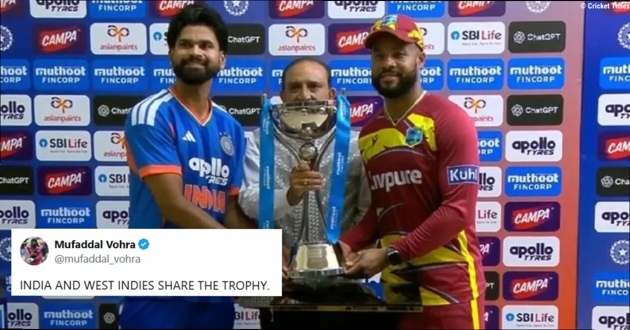 Fans react as India and West Indies settle for 2-2 draw after rain washes out 5th T20I