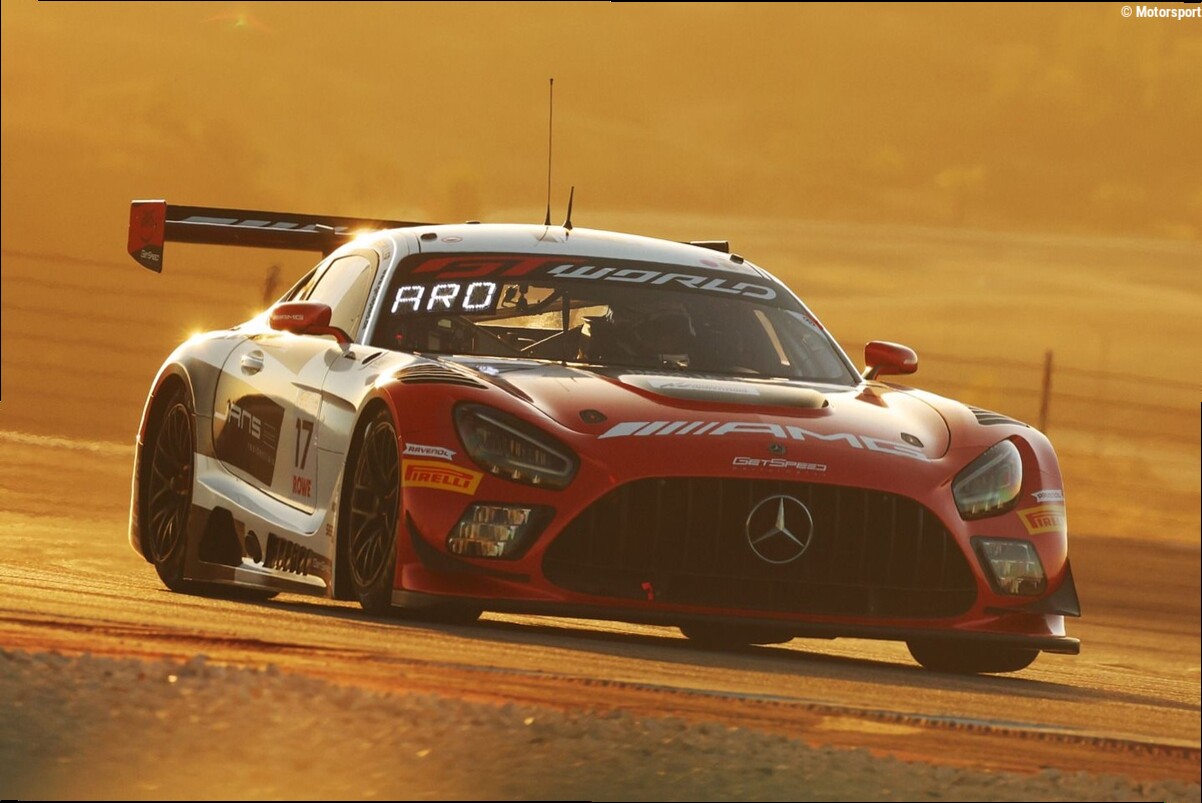 GT World | Mercedes-GetSpeed trionfa alla 3h di Portimão, Verstappen rimonta 9°, Rossi KO
