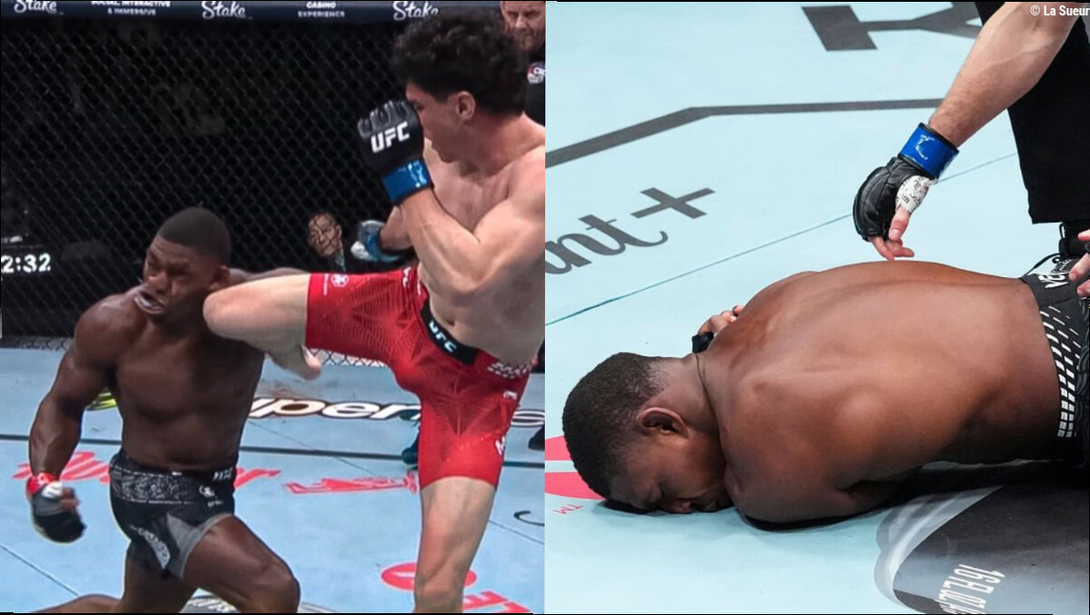 UFC Edmonton – Joaquin Buckley se fait éteindre sur un coup de genou parfait