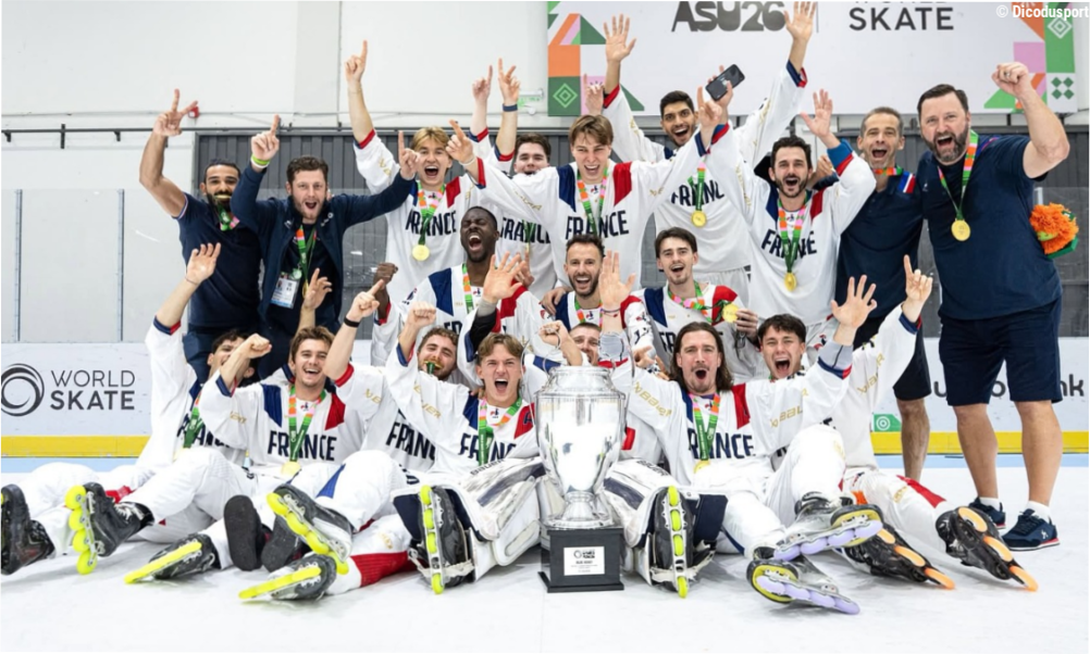 Journée dorée aux World Skate Games 2026 : le roller hockey masculin et Andréa Gauduel titrés