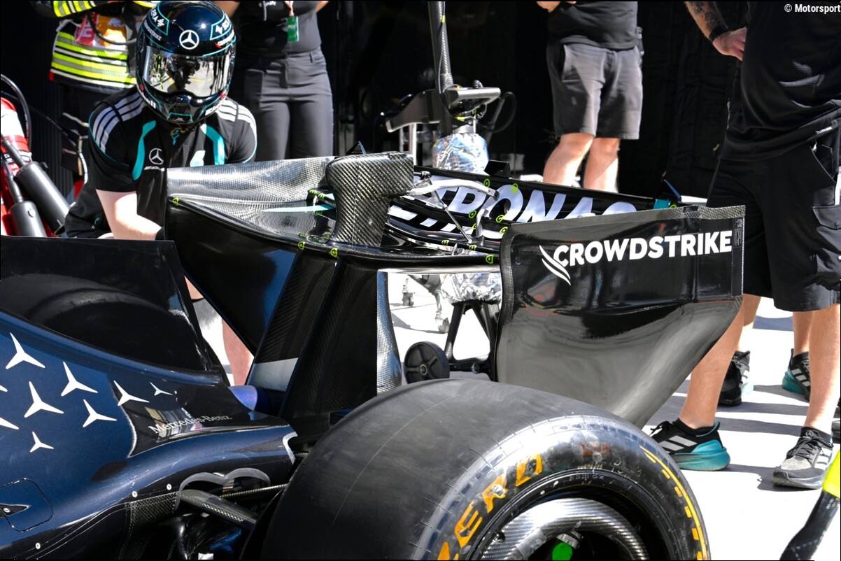 Mercedes F1 revela por qué descartó el alerón 'Macarena' "más de un año antes"