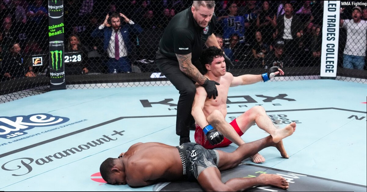 'That motherf*cker slept my ass': Watch Joaquin Buckley's reaction to UFC Edmonton knockout loss to Mike Malott